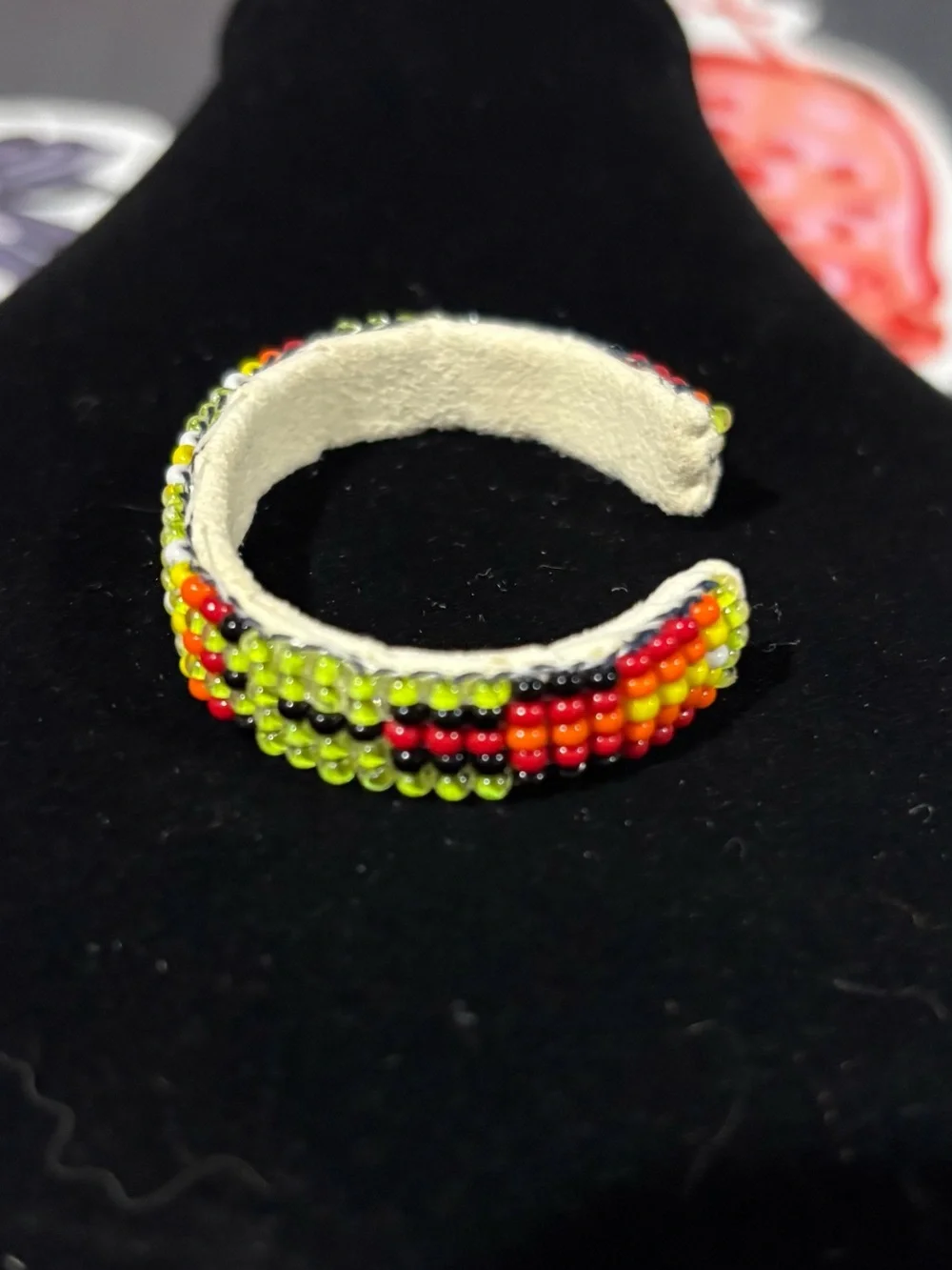 Navajo hand beaded bracelet for a young child or baby